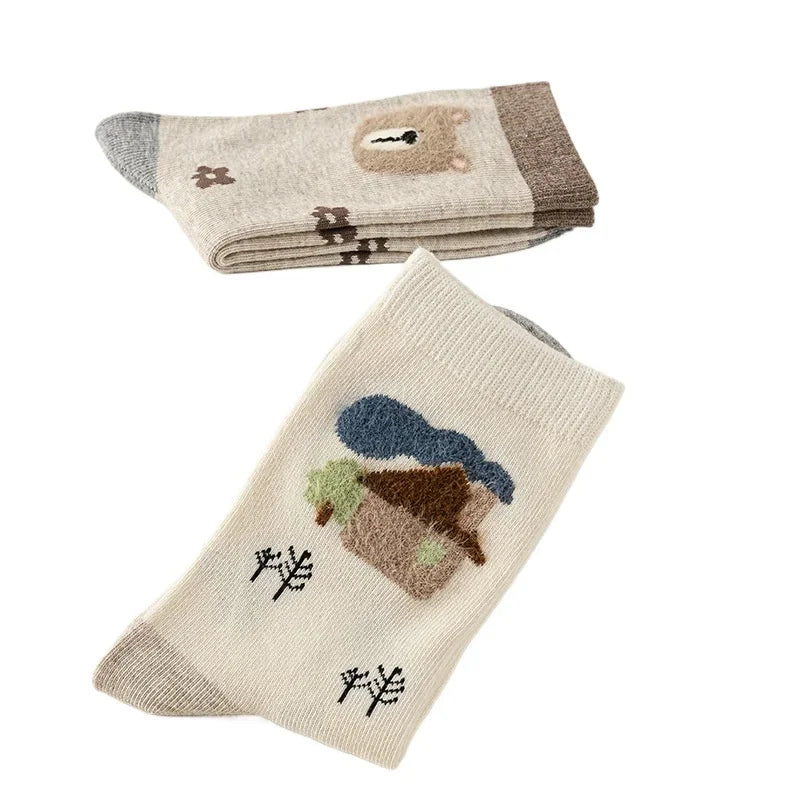 Animal Crew Socks (set of 5)