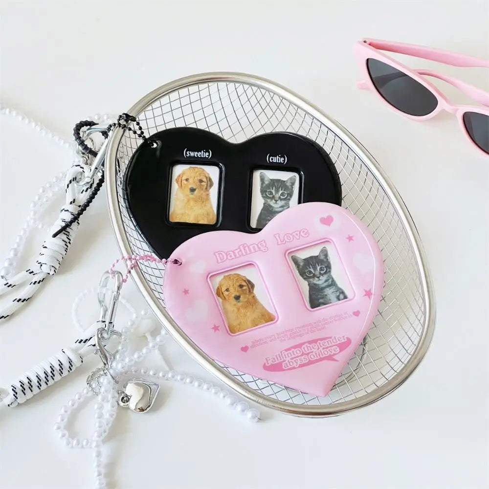 Heart Photo Frame Keychain