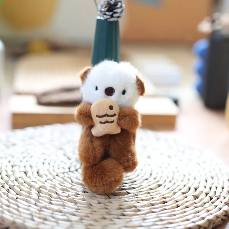 Otter Pal Plush Character Clip-On Charm Keychain