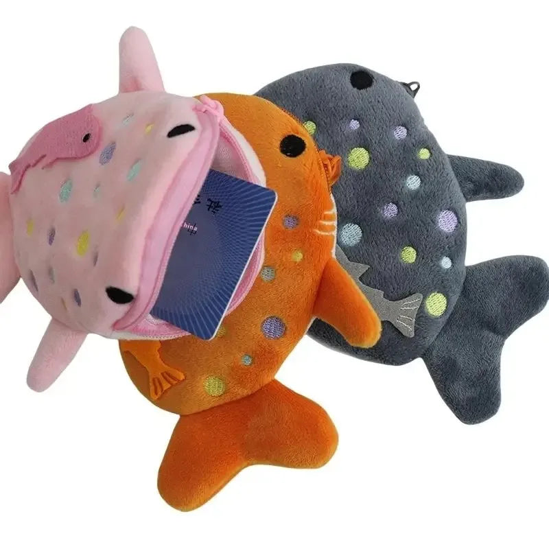 Plush Whale Shark Coin Purse (8 Colours) - Ice Cream Cake