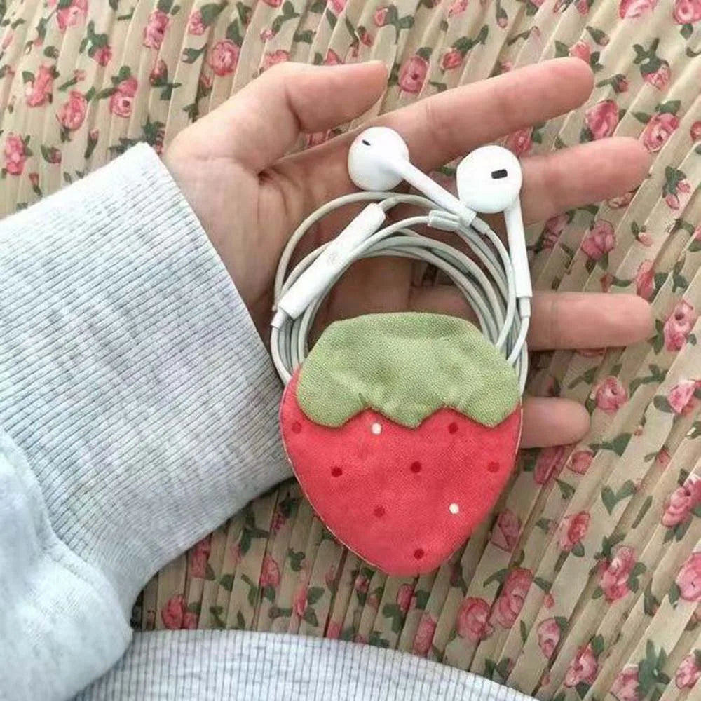 Kawaii Strawberry Wire Tidy