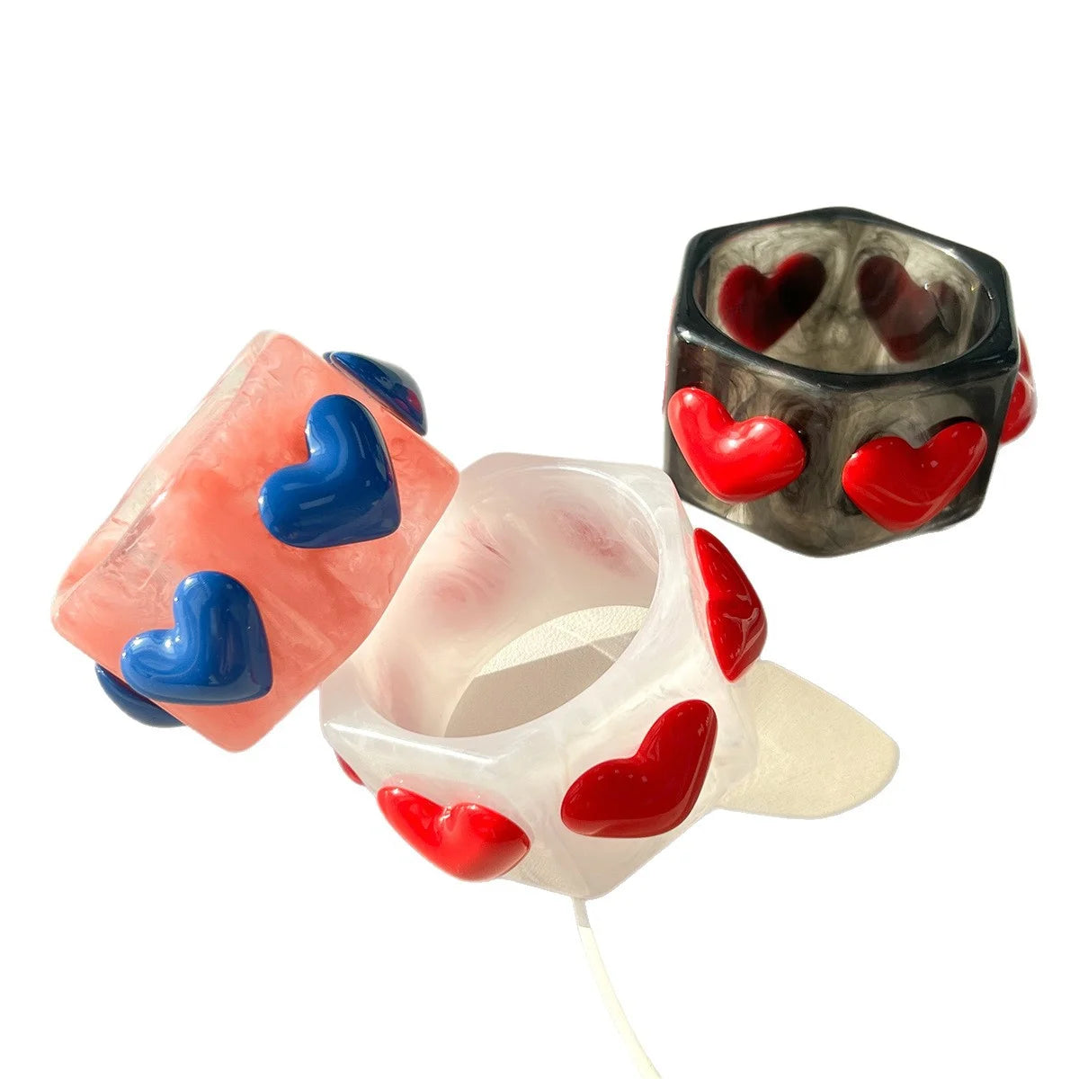 3D Heart Bangle