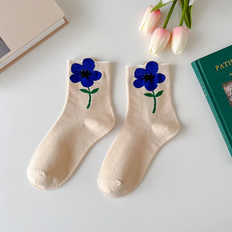 Flower Power Crew Socks