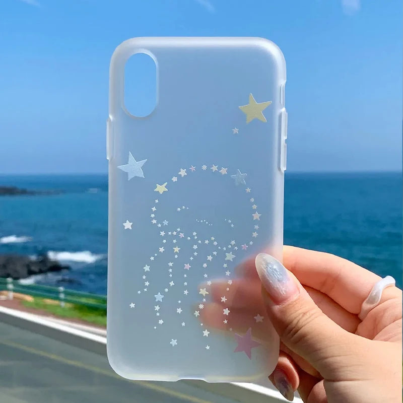 Fashiy Niche Marine Jellyfish Phone Case for IPhone17 16Pro 15 14 13 12 11 Promax Plus Luxury High-end Minimalism Back Cover Y2k - Ice Cream Cake