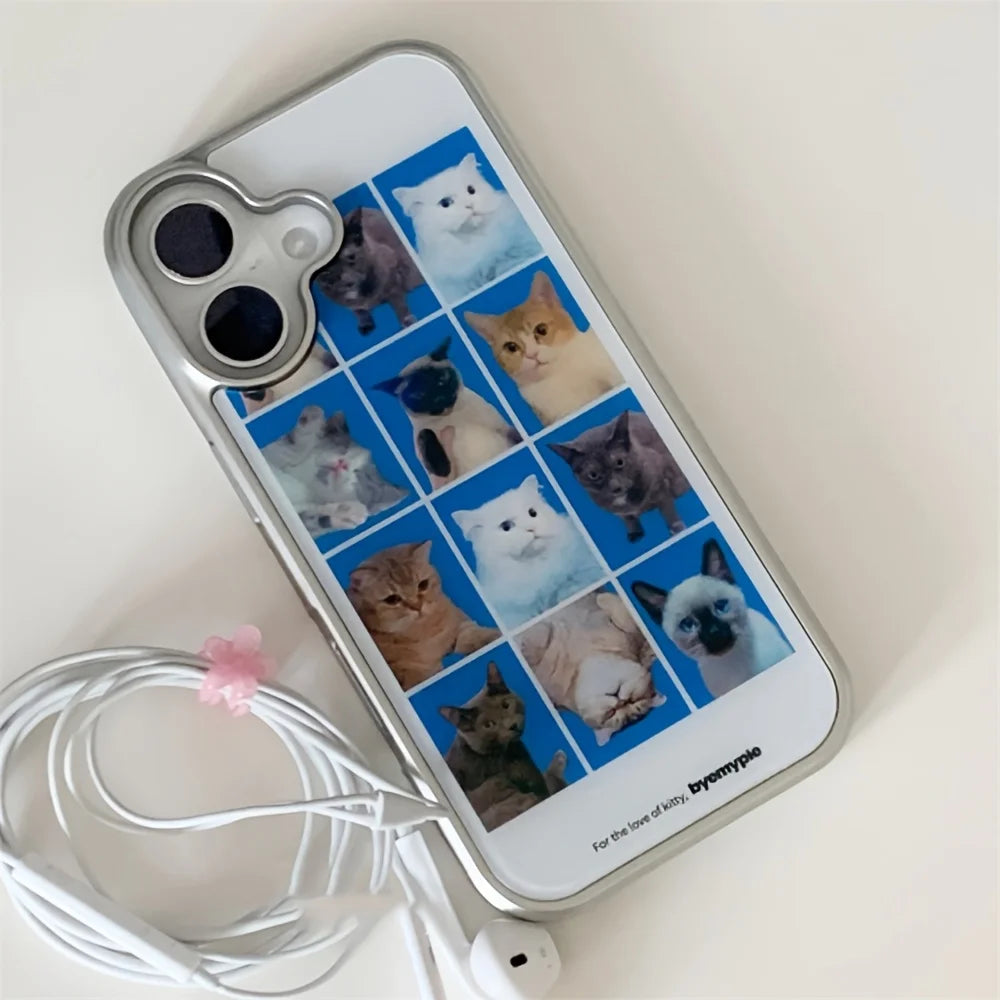 Kitty Cat ID Photo Collage iPhone Case