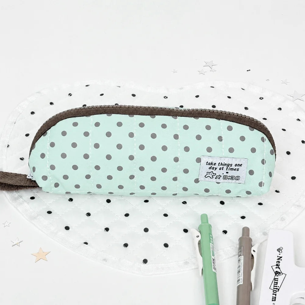 Pastel Polka Dot Pencil Case