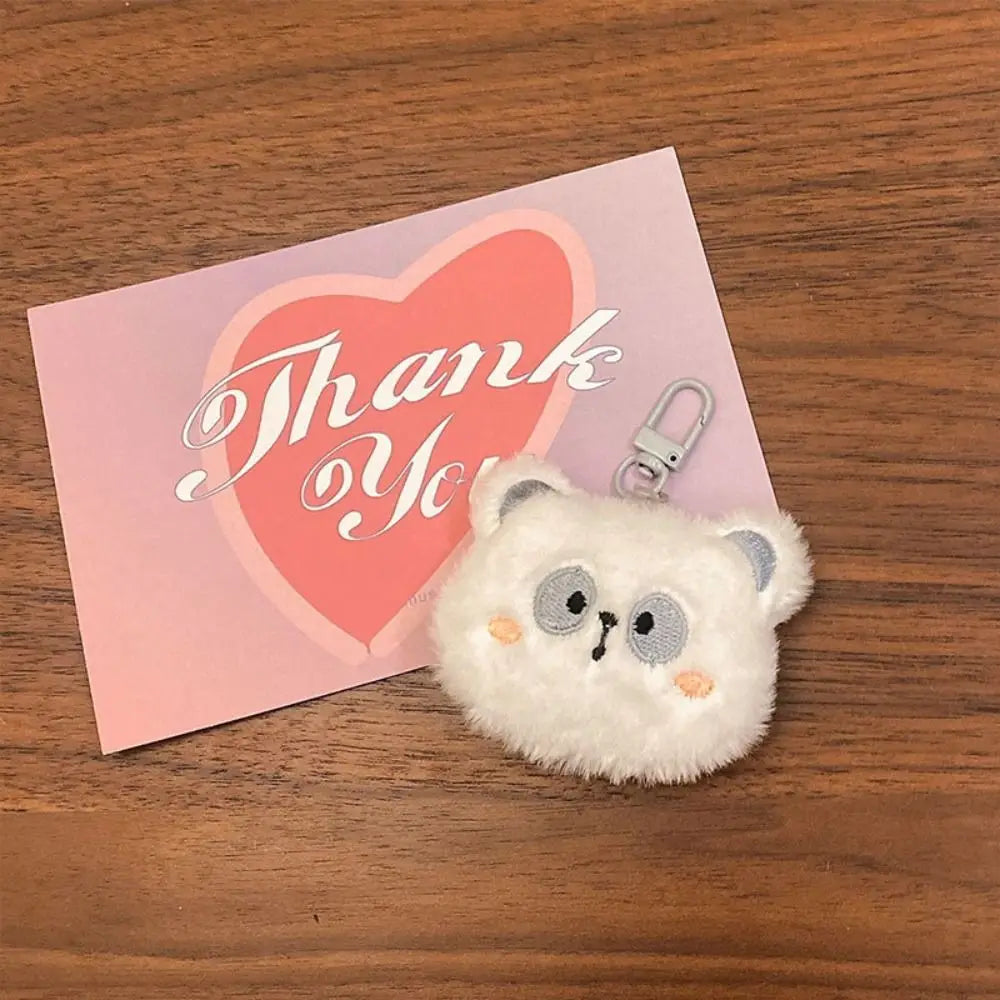 Cartoon Plush Doll Pendant Cute Bunny Brooch Doll Bear Frog Bag Pendant Diy Keychain - Ice Cream Cake