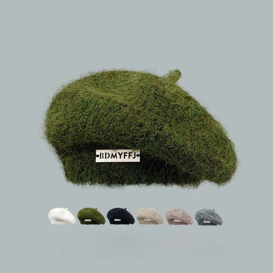 Fuzzy Beret hat
