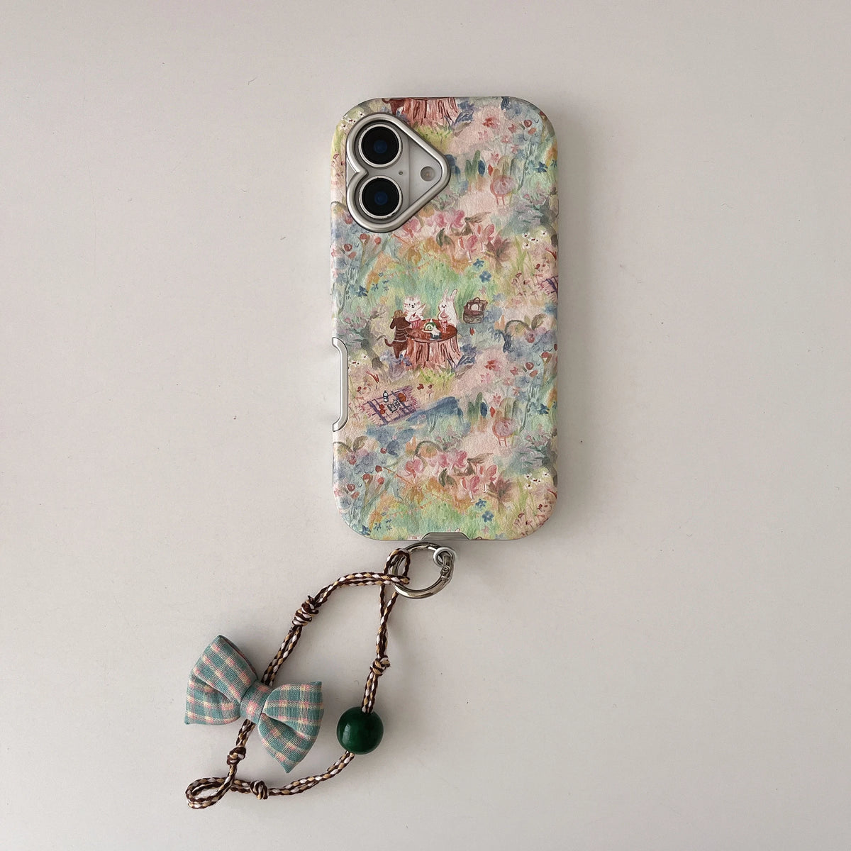 Flower Meadow Tea Party iPhone Case