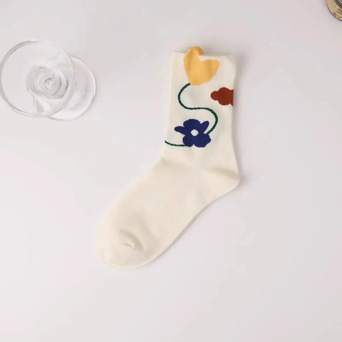 Flower Power Crew Socks