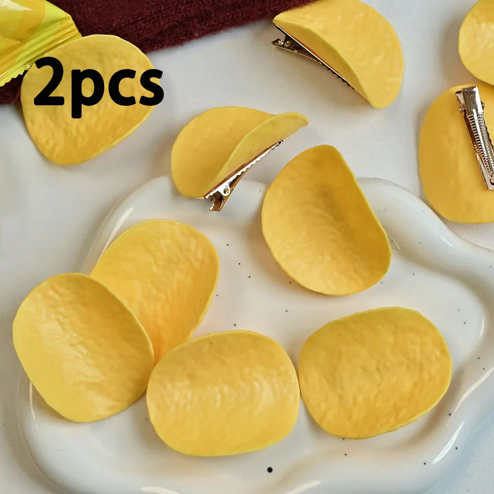 Potato Chip Hairclip