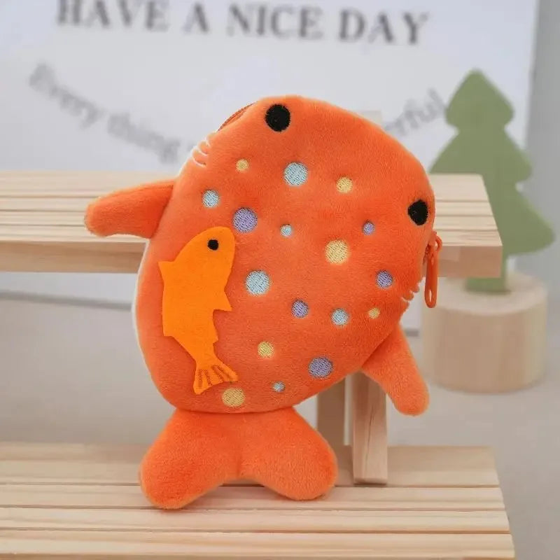 Plush Whale Shark Coin Purse (8 Colours) - Ice Cream Cake