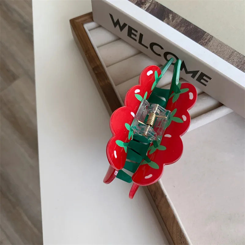Tomato Bunch Hair Clip Claw