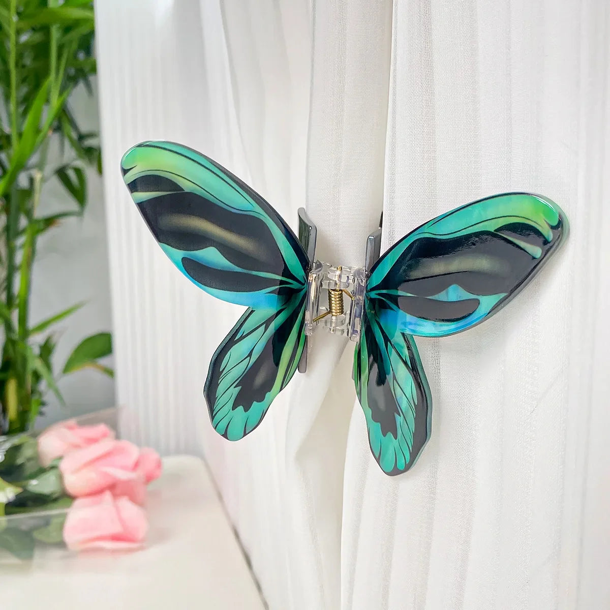 Acrylic Glossy Butterfly Hair Claw