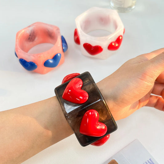 3D Heart Bangle