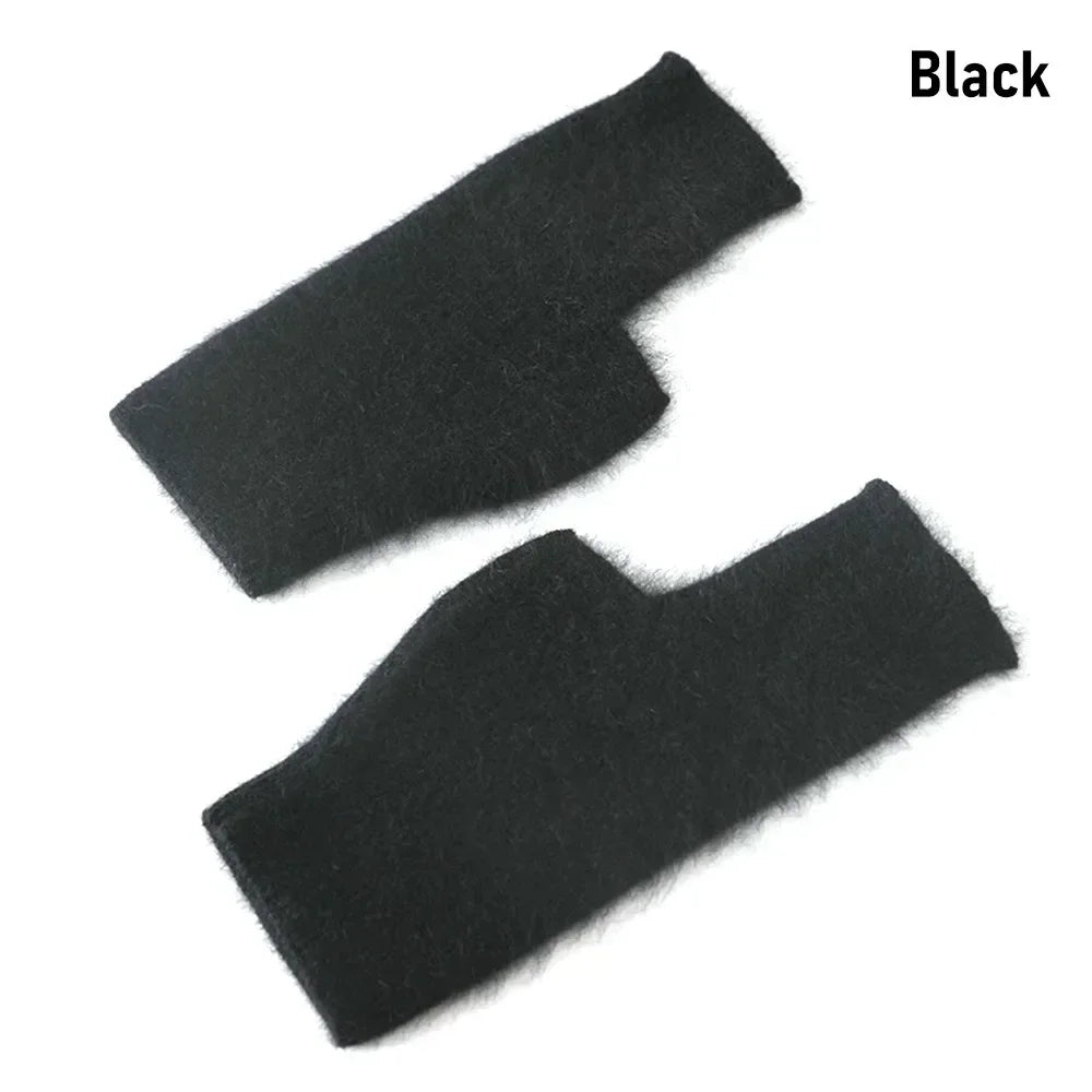 Fuzzy Fingerless Gloves