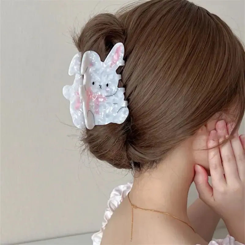 Bunny Character Hair Claw Clip