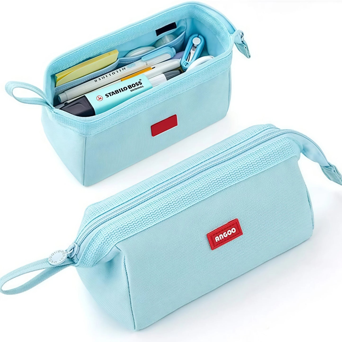 Large Capacity Pencil Case With Pen Holder Label Minimalist Student Stationery Storage Creative Stationery Storage Bag - Ice Cream Cake