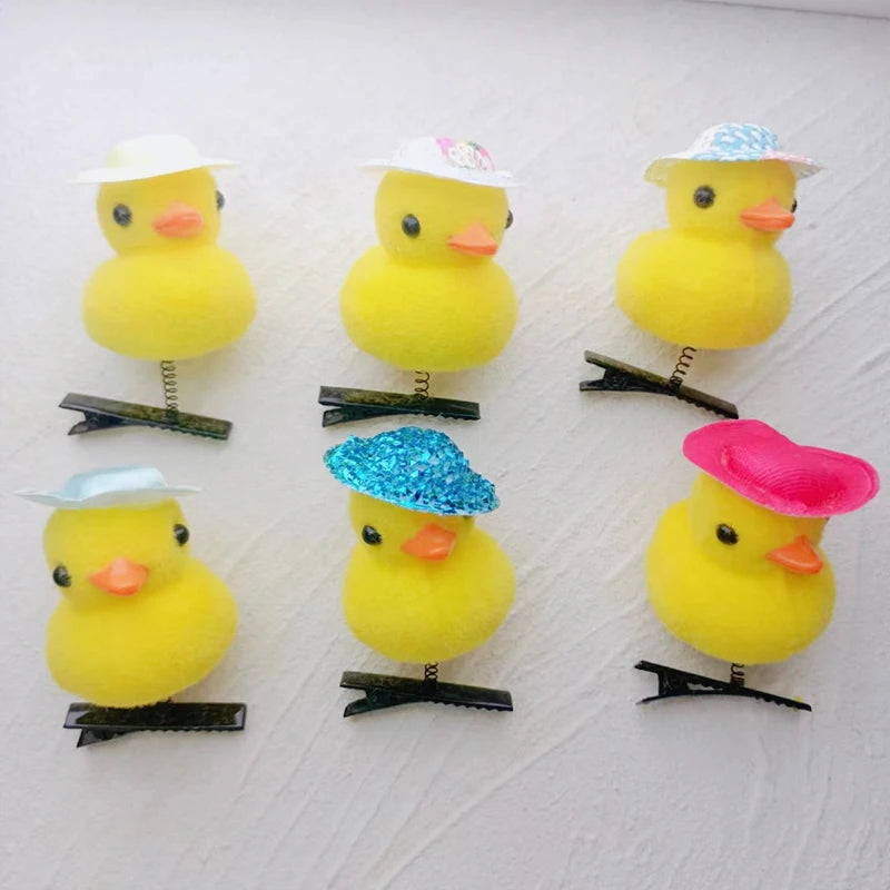 Rubber Ducky Mini Hairclip Set