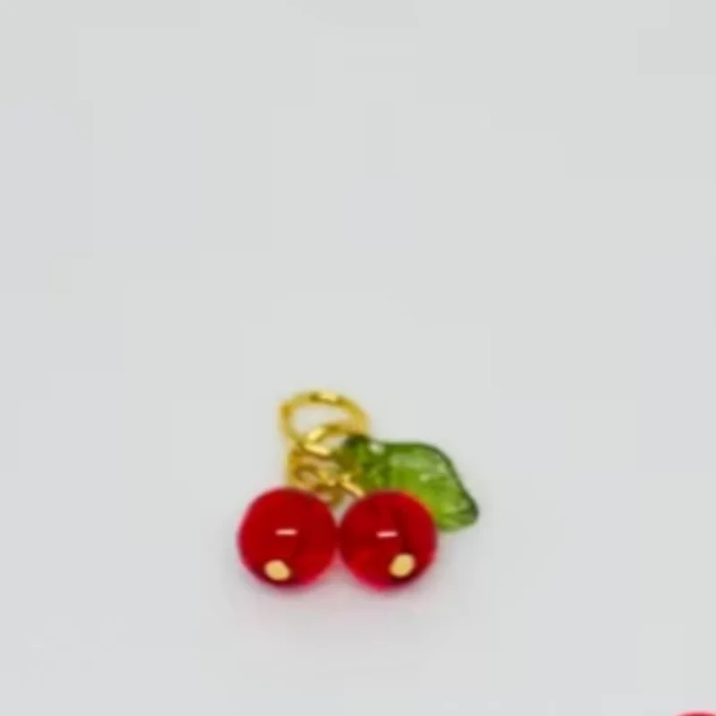 Glossy Cherry Dust Plug Charm