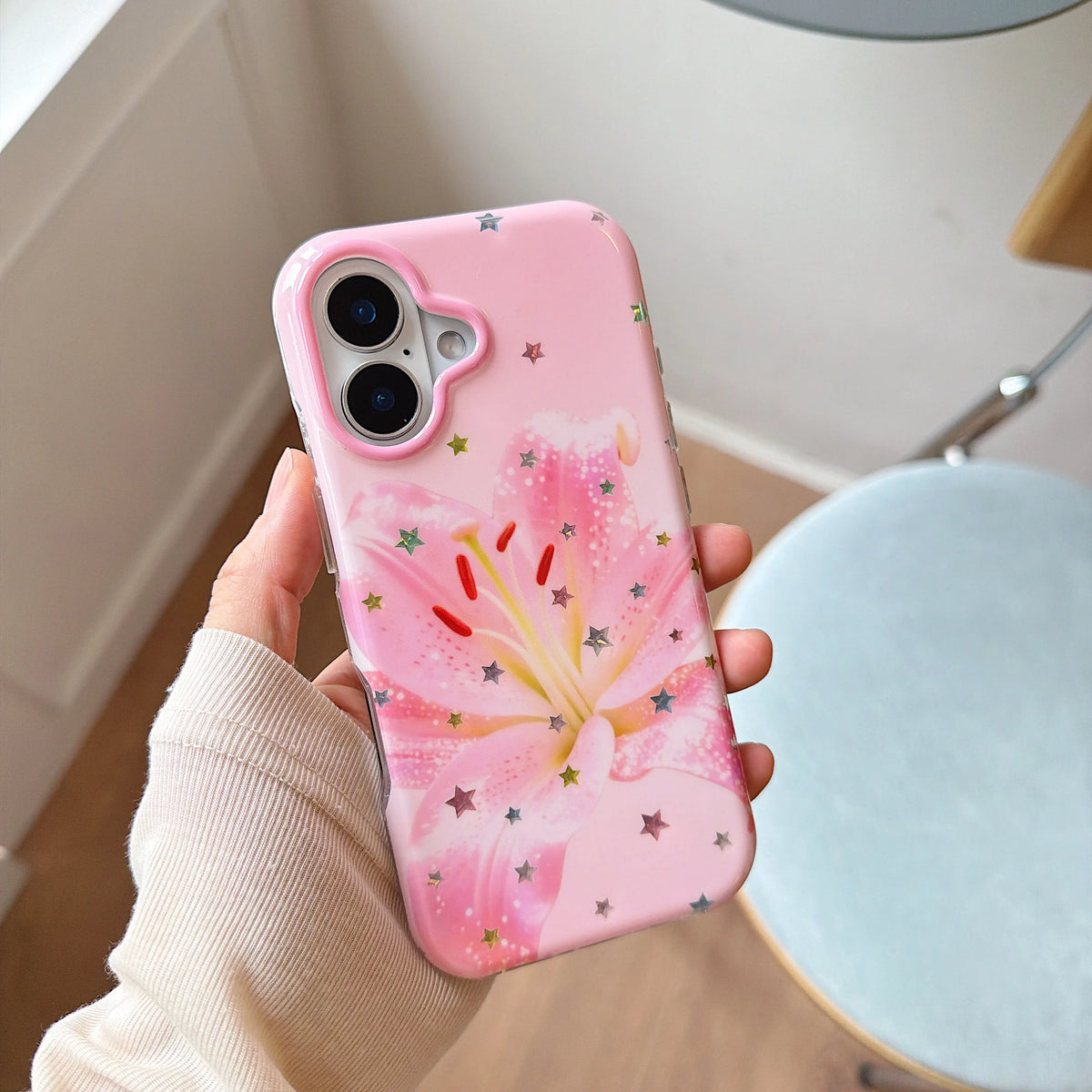 Pink Lily iPhone Case