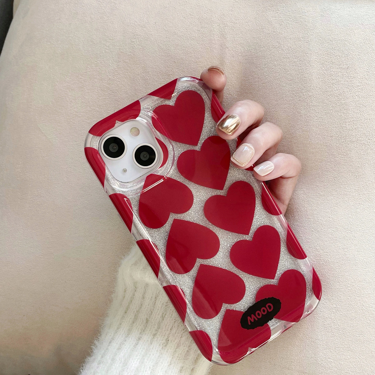 Heart Pattern iPhone Case