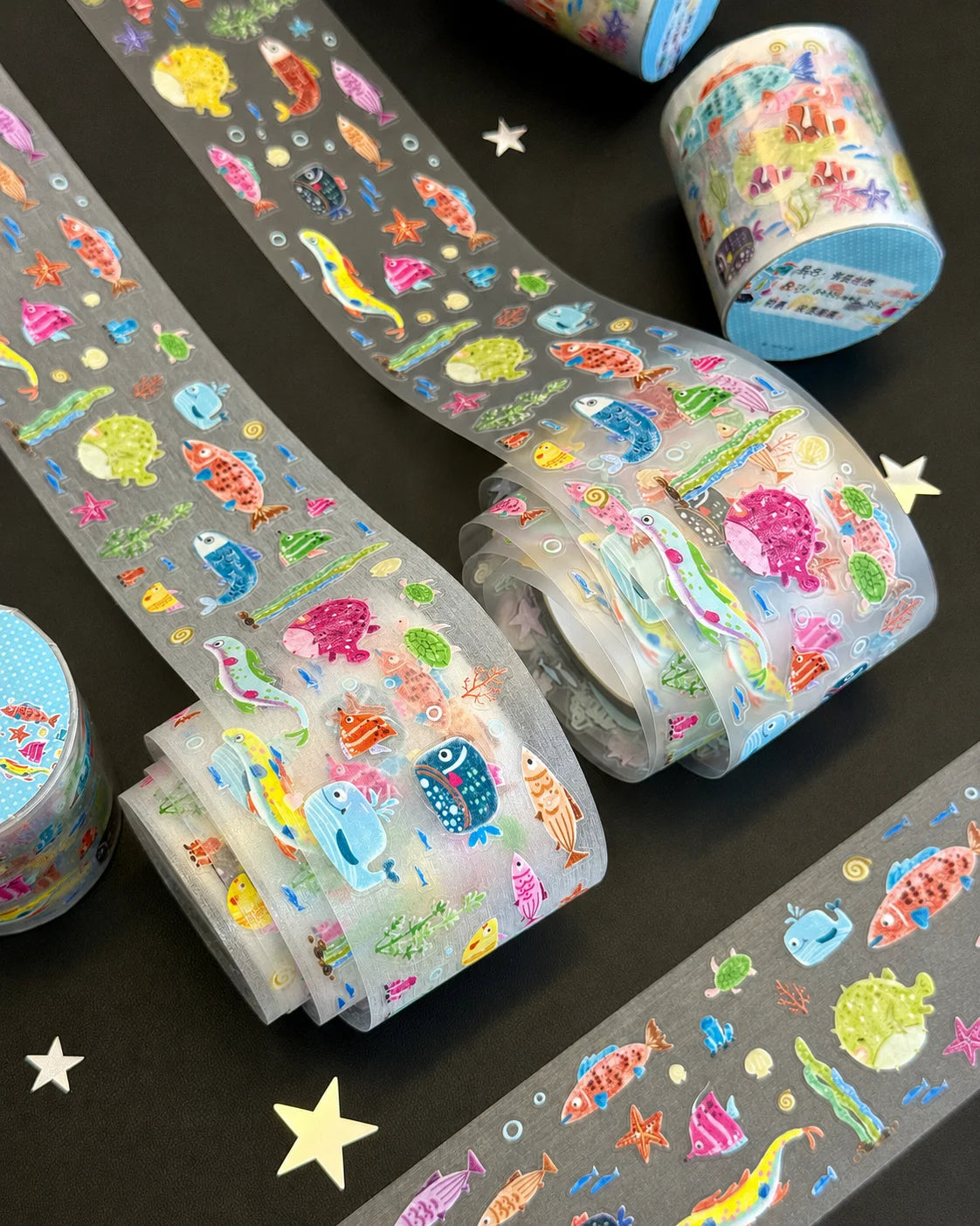 Underwater Fish Party Jumbo Sticker Sheet