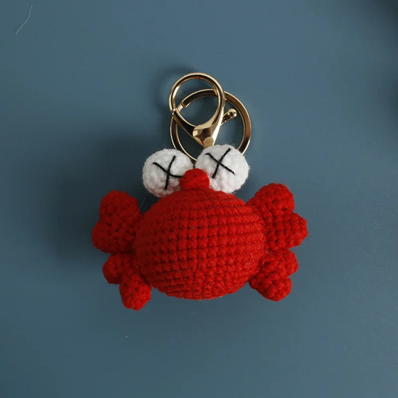 Handmade Crochet Ocean Friends Keychain Charm