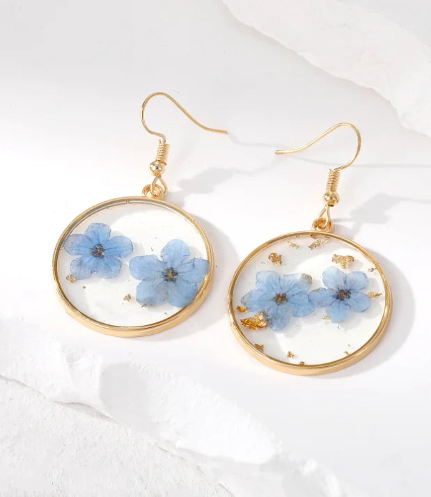 Dried Flower Charm Jewelry
