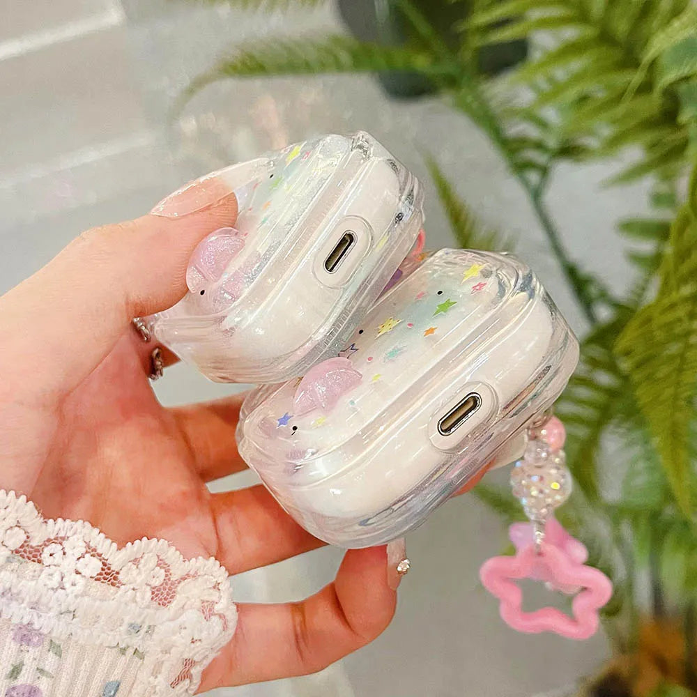 Pastel Stars AirPods Charger Case Cover