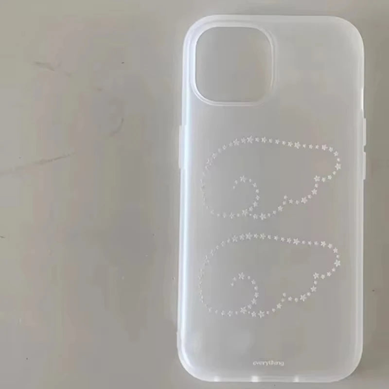 y2K Starry Angel Wings iPhone Case