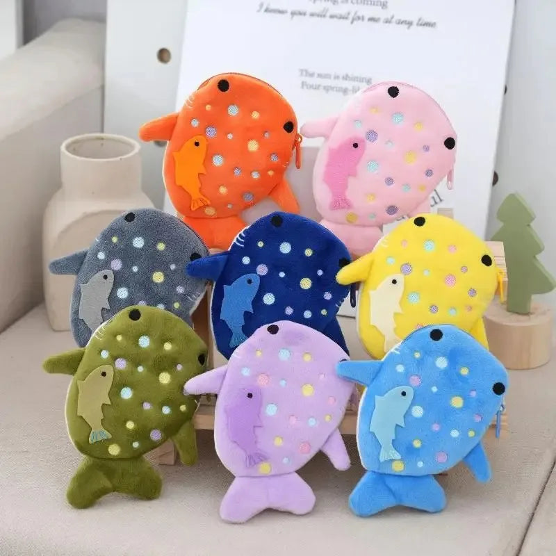 Plush Whale Shark Coin Purse (8 Colours) - Ice Cream Cake