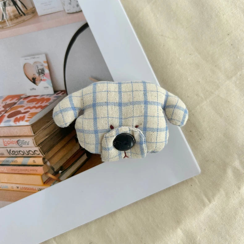 Data Cable Organiser Clip Headphone Cable Organiser New Puppy Shape Charging Cable Binding Strap Fabric Storage Box Supplies - Ice Cream Cake