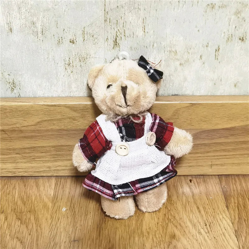 Plush Cottagecore Animal Character Charm Keychain