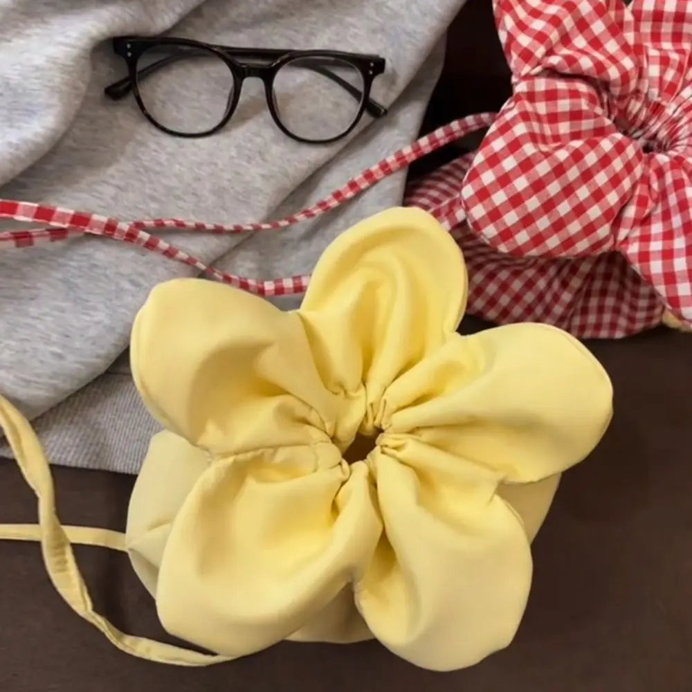 Drawstring Flower Petal Purse (3 Colours) - Ice Cream Cake