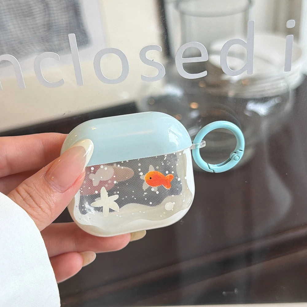 Goldfish Clip-On AirPods Charger Case Cover