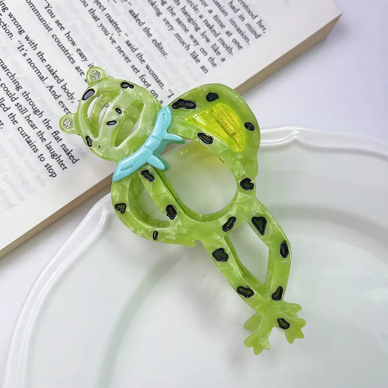 Froggy Acrylic Hair Claw Clip (4 Designs)