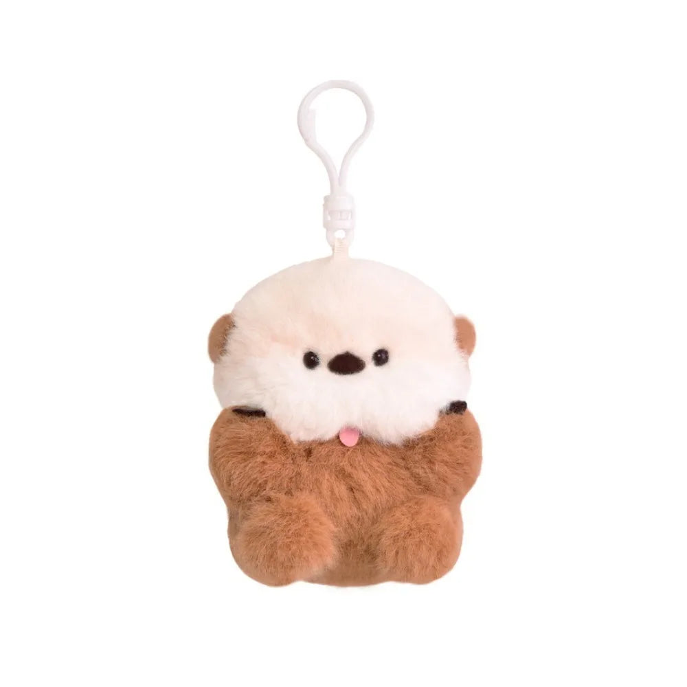 Aquarium Friends Plush Keychain Bag Charm - Ice Cream Cake