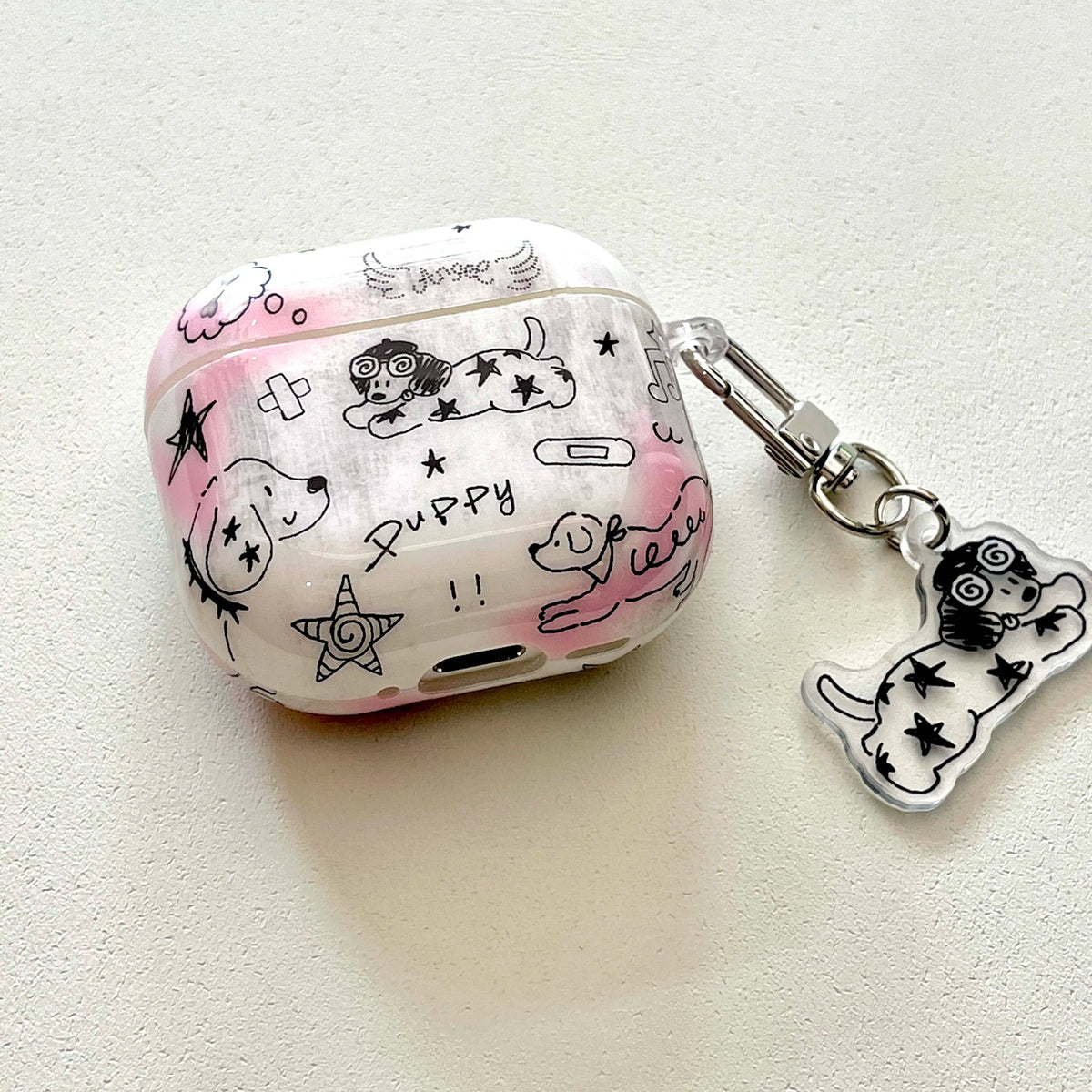 Doodle Puppy AirPods Charger Case Cover