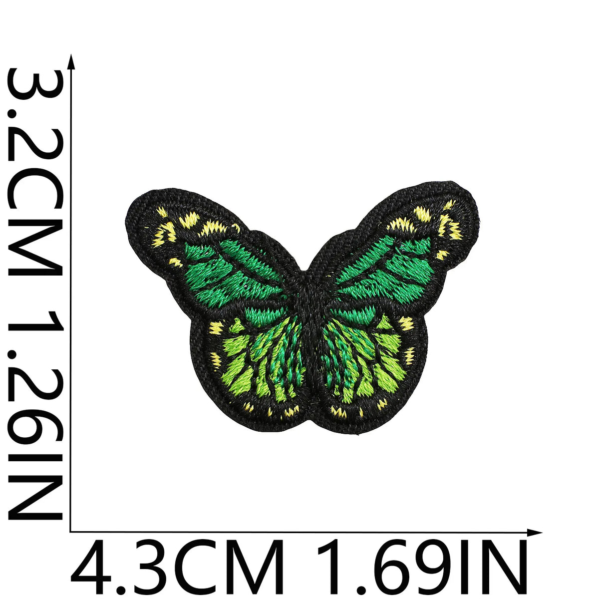 Embroidered Flower Garden Iron-On Patch