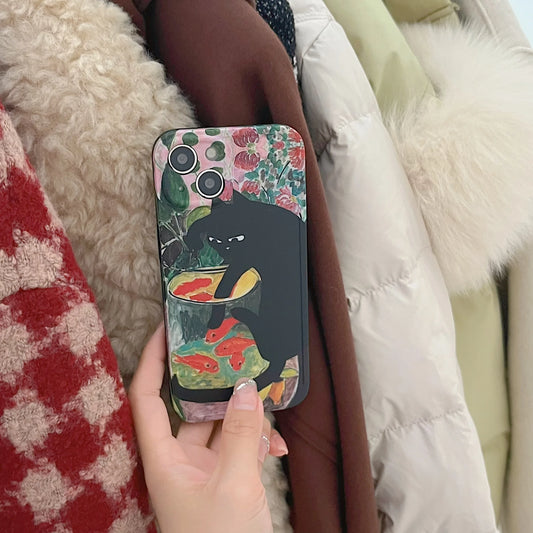 Naughty Cat iPhone Case