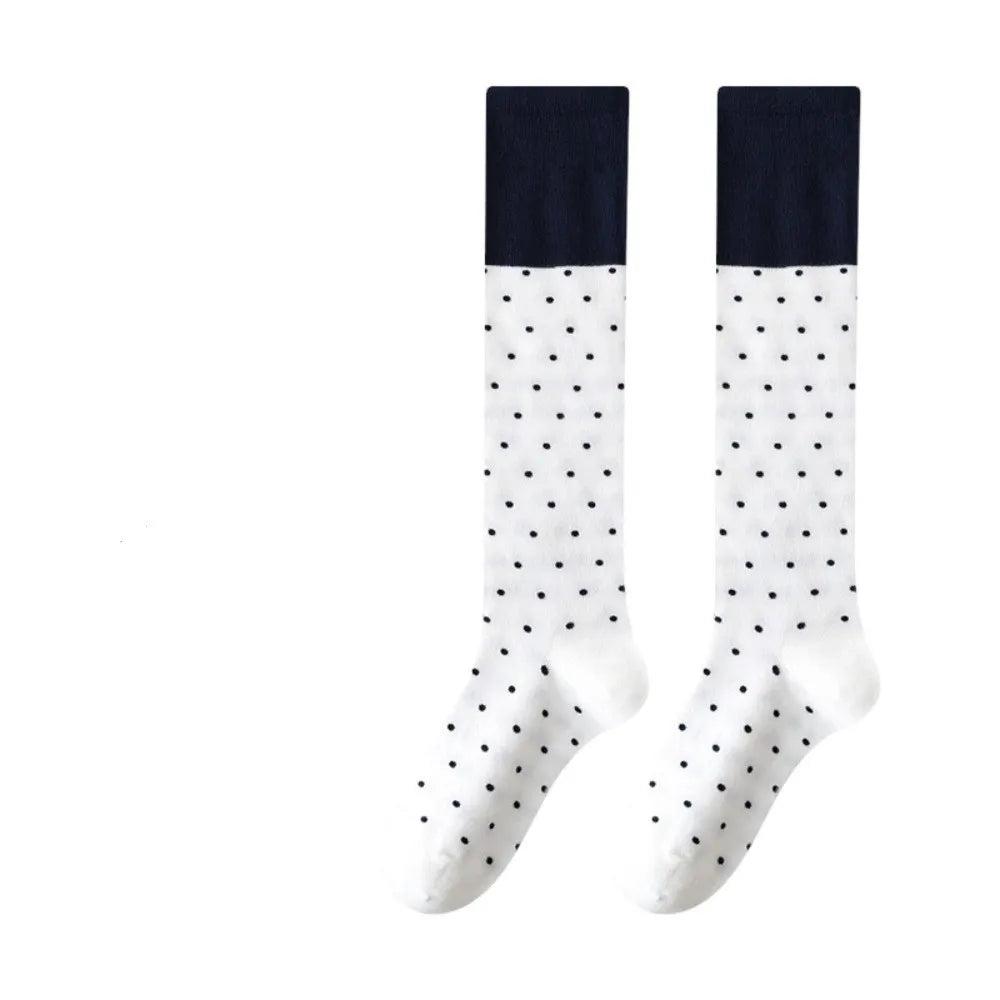 Polka Dot Colourblock Socks