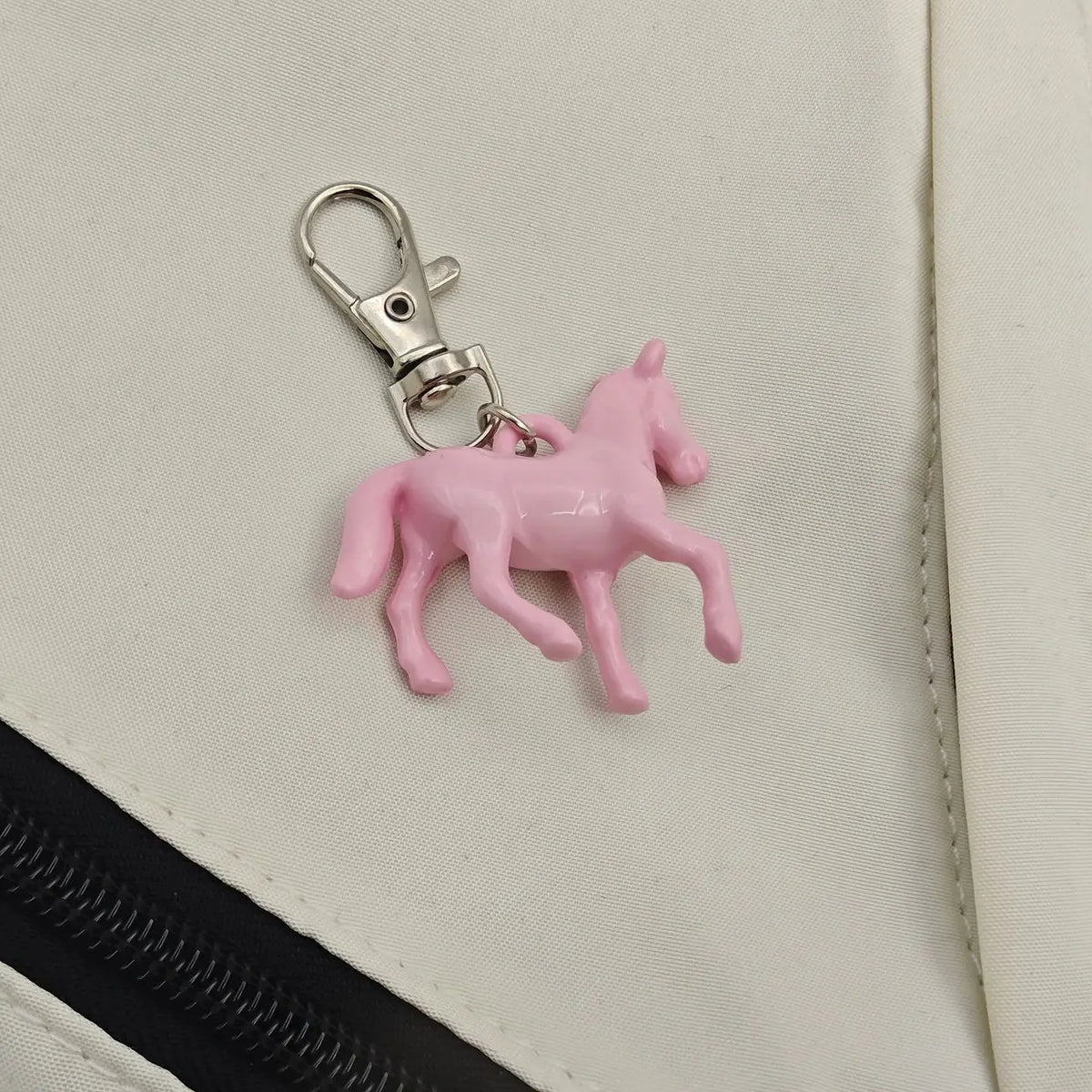 Tiny Horse Clip-On Keychain Charm
