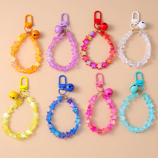 Rainbow Stars Wrist Strap (16 Colours) - Ice Cream Cake