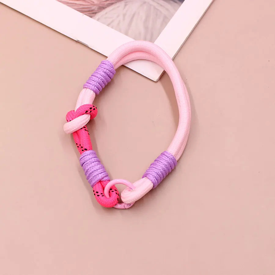 Detachable braided wrist strap—suitable for mobile phones, figurines, keychains, bags, and water bottle accessories. - Ice Cream Cake