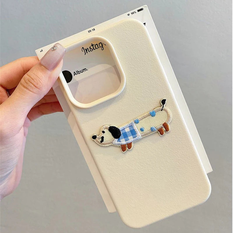 Stylish Sausage Dog iPhone Case