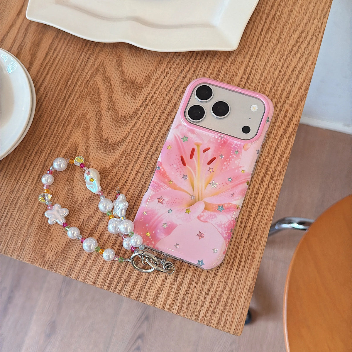 Pink Lily iPhone Case