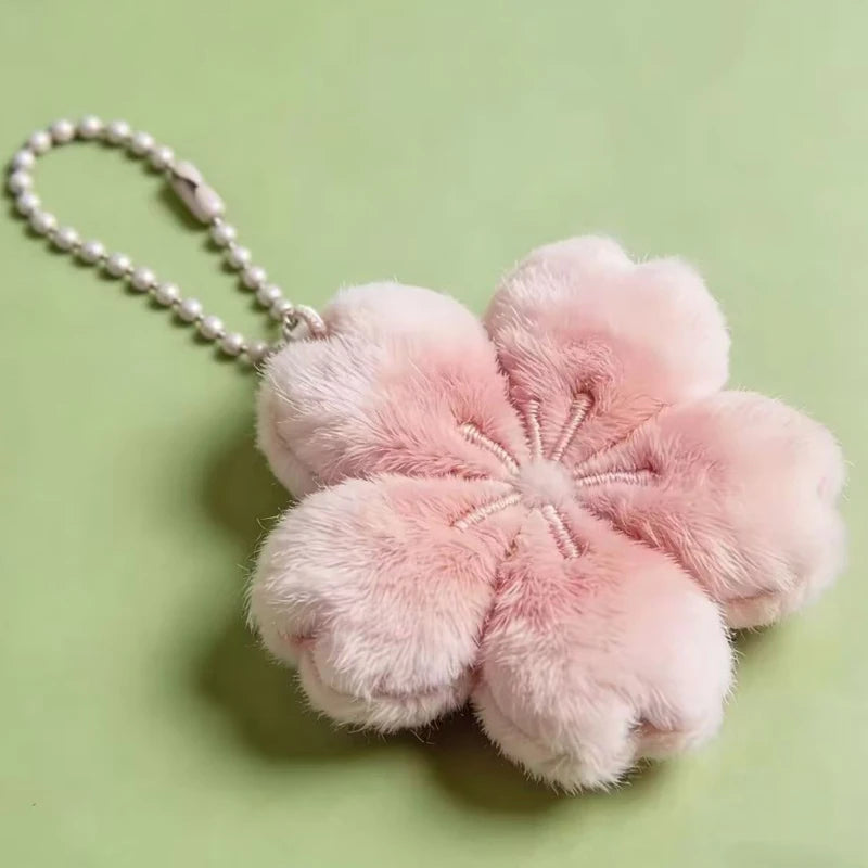 Sakura Plush Keychain Charm