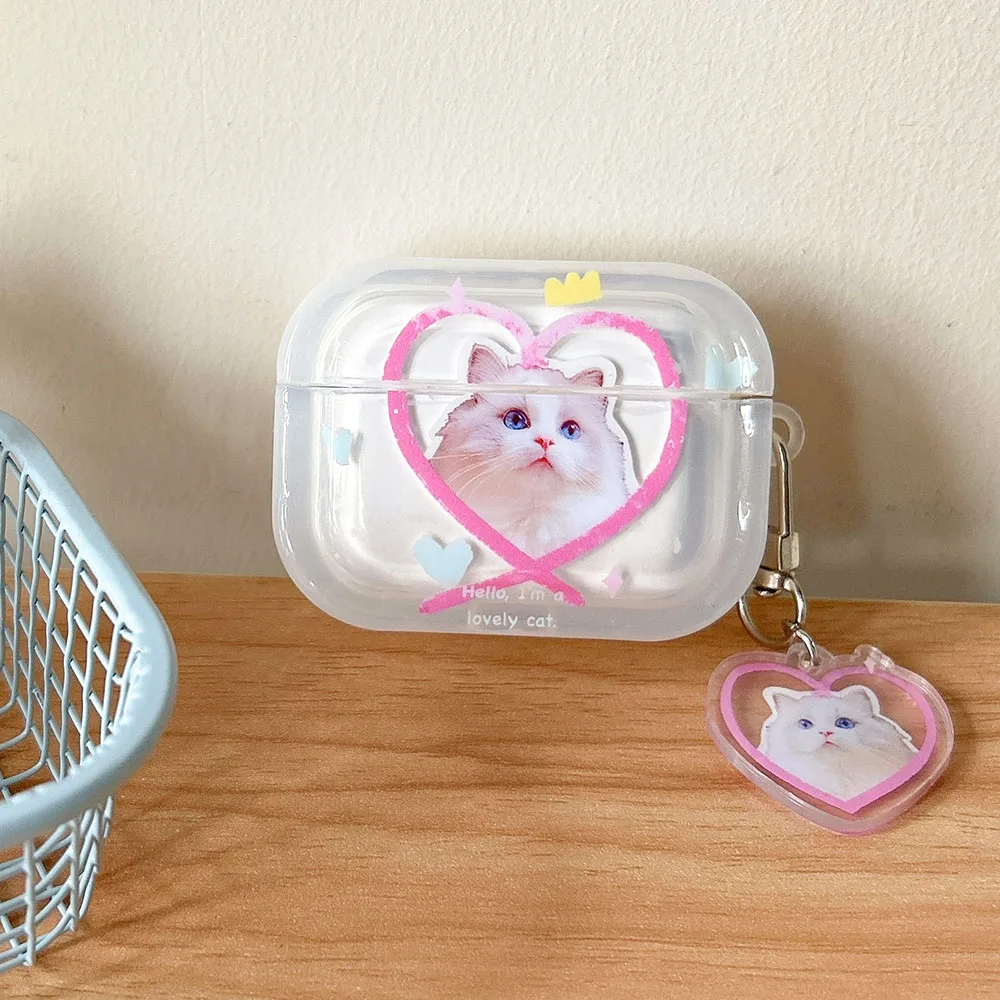 Lovely Cat AirPods Charger Case Cover