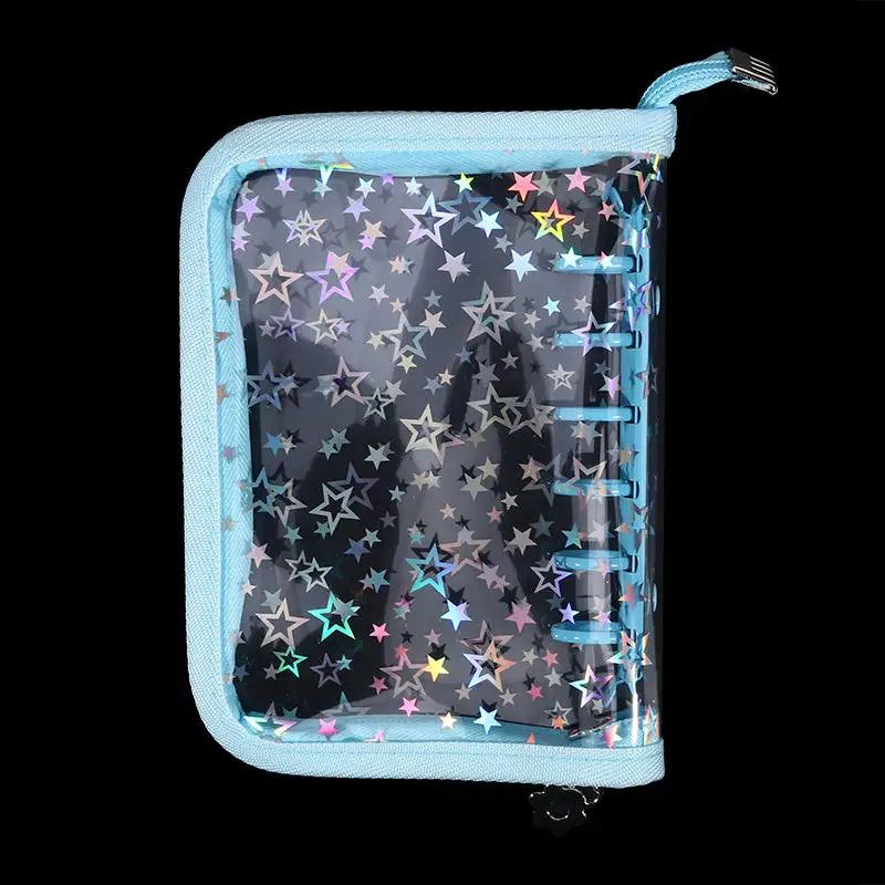 Star Glitter Photo Card Ring Binder